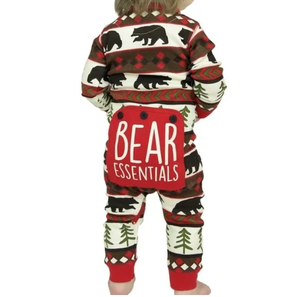 Lazy One Other - Bear Essentials Kids Pajama Set